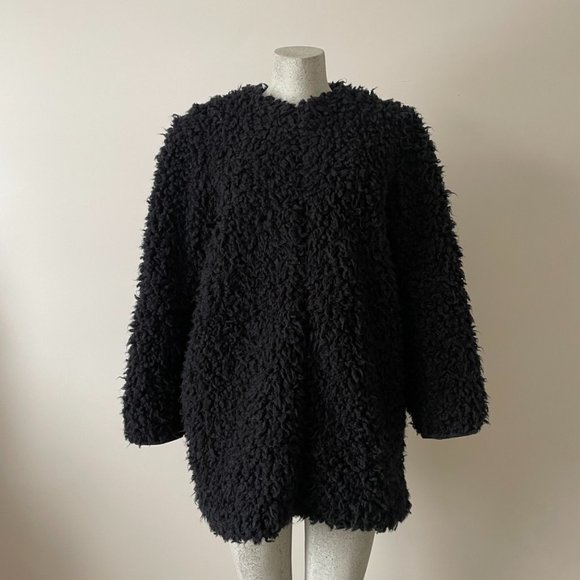 Aritzia | Wilfred Laboratoire Sherpa Faux Fur Jacket - Size L - Picture 3 of 16